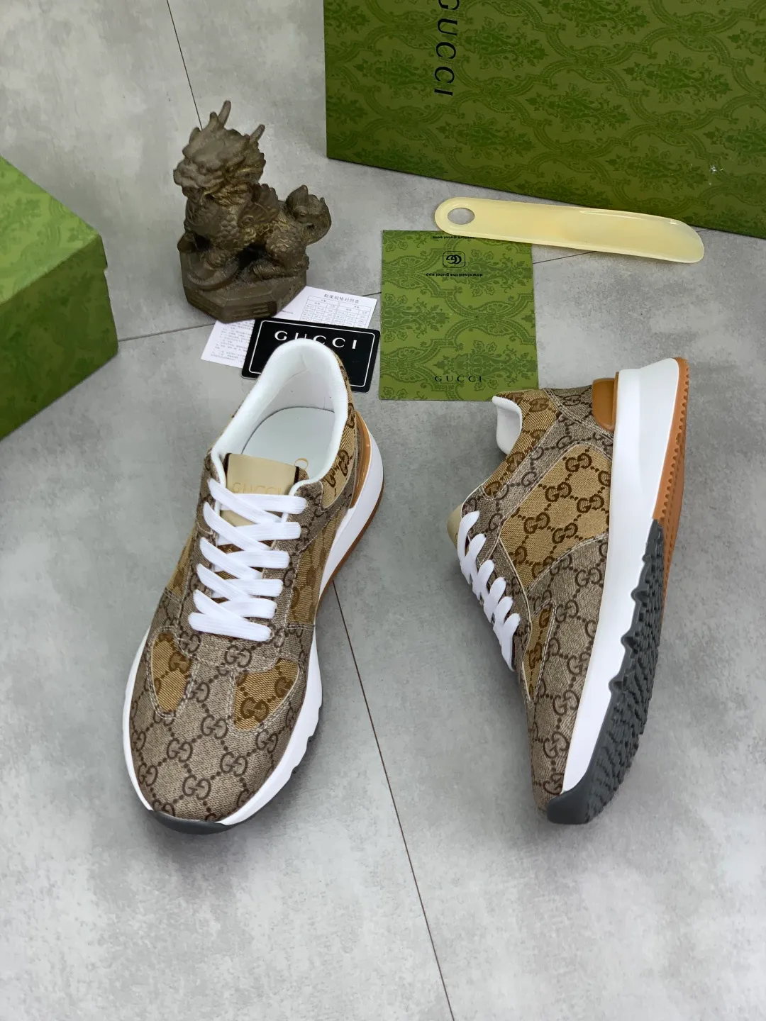 Men's shoes 💰P440💰[New model]🆘 The latest model from Gucci GUCCI official website🎁Classic casual and fashionable men's shoes👟Best model💥The version is simple and elegant, exclusive for trendy men. Unique official website latest brand elements👑Gucci original decoration, fashionable and generous, original soft calfskin fabric➕Comfortable soft first-layer pigskin lining ✅The official website specifies the wear-resistant casual outsole, the classic model is taken in real life🎬Color: 3️⃣colors available😍Number: 38-44